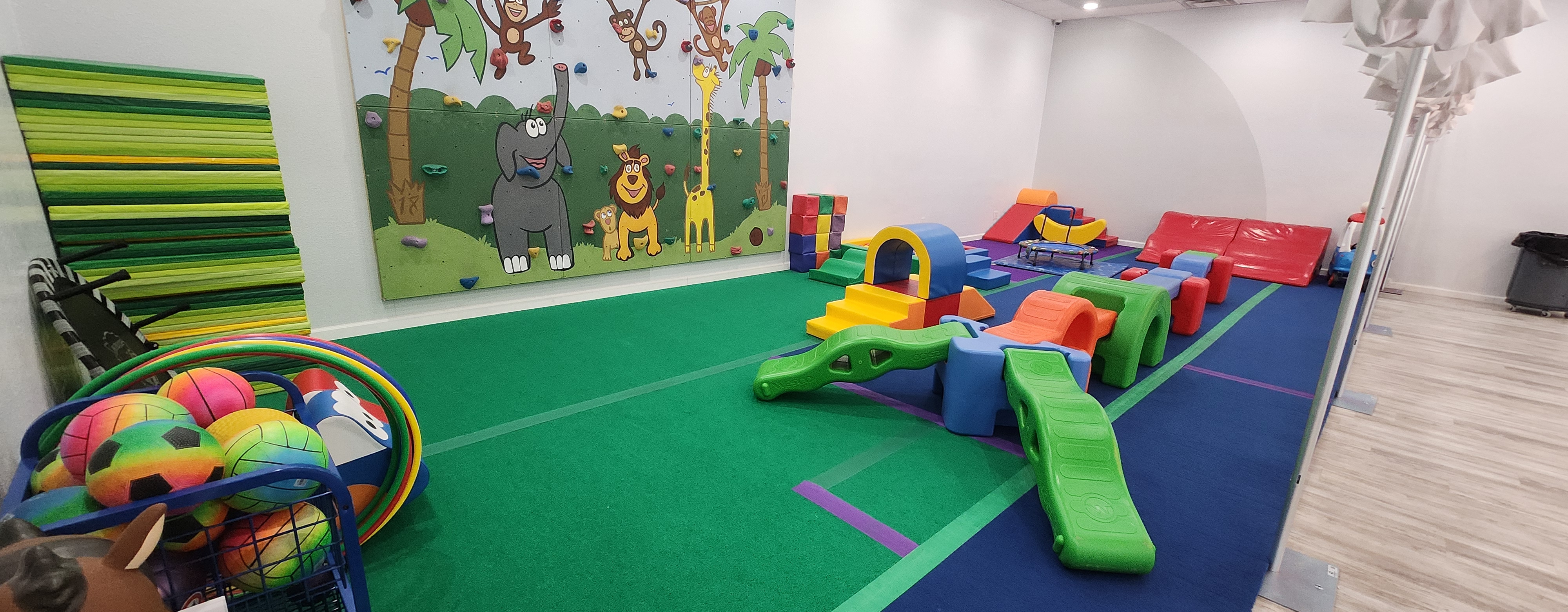 Party setup and decorations